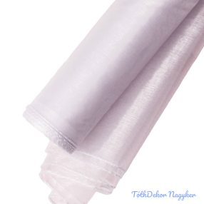 Organza szegett 40cm x 8,2m - Fehér