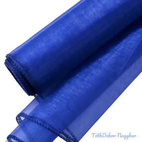 Organza szegett 40cm x 8,2m - Királykék