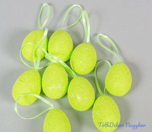 Hungarocell tojás akasztós bogyós külsejű 5 cm zöld