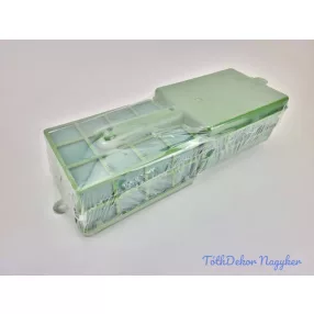 Nyeles tűzőhabos csokortartó közepes 30x12x8cm