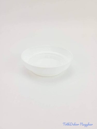 Kör műanyag tál szavanna D11/8cm - Fehér
