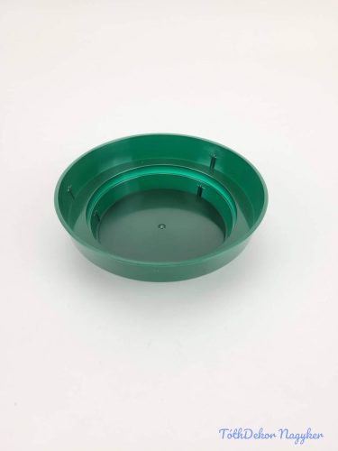 Kör műanyag tál szavanna D11/8cm - Zöld