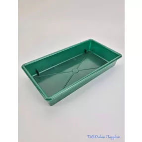 Tégla műanyag tál 1/1 tűzőhabos 23x11cm - Zöld