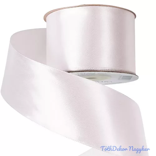 Szatén szalag 50 mm x 22.86 m - Fehér