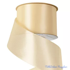 Szatén szalag 50 mm x 22.86 m - Ekrü