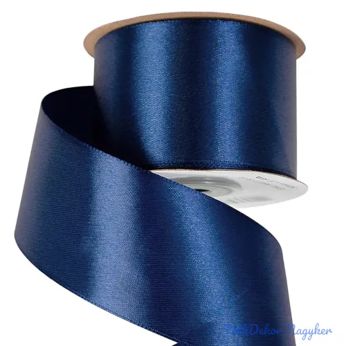 Szatén szalag 50 mm x 22.86 m - Tengerészkék