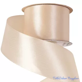 Szatén szalag 50 mm x 22.86 m - Pezsgő