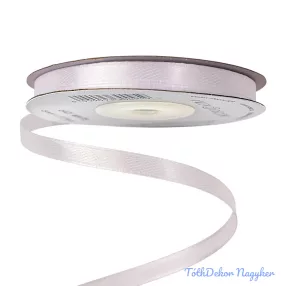 Szatén szalag 6 mm x 22.86 m - Fehér