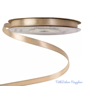 Szatén szalag 6 mm x 22.86 m - Bézs