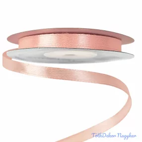 Szatén szalag 6 mm x 22.86 m - Púder Rózsaszín