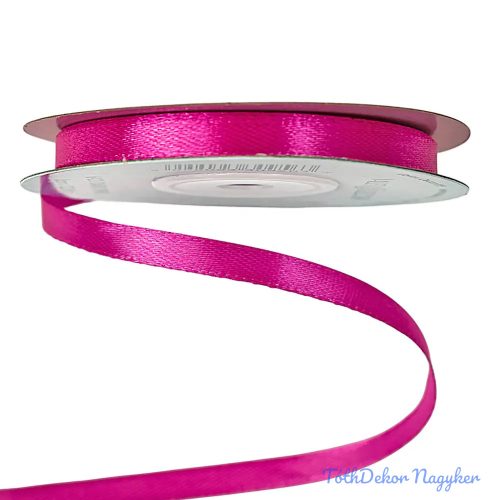 Szatén szalag 6 mm x 22.86 m - Sötét Rózsaszín