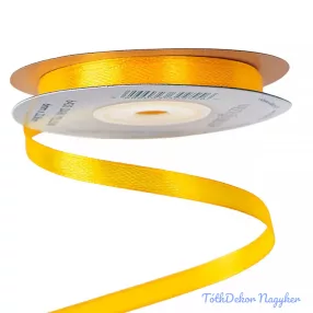 Szatén szalag 6 mm x 22.86 m - Sötét Citromsárga