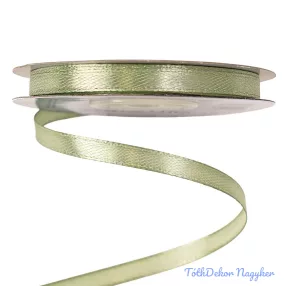 Szatén szalag 6 mm x 22.86 m - Vintage Zöld