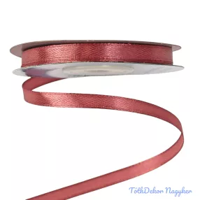 Szatén szalag 6 mm x 22.86 m - Bronz Rozé
