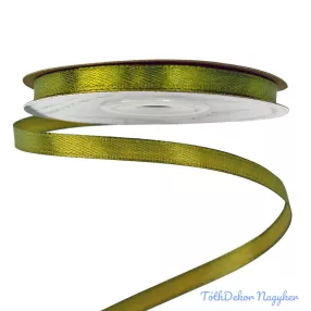 Szatén szalag 6 mm x 22.86 m - Olivazöld