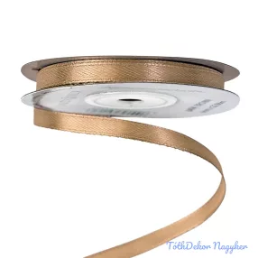 Szatén szalag 6 mm x 22.86 m - Barna