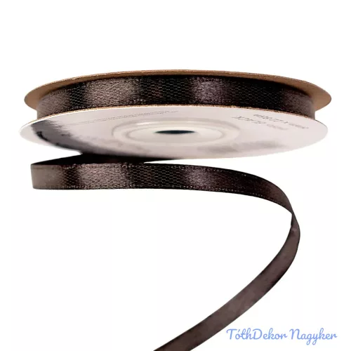 Szatén szalag 6 mm x 22.86 m - Fekete