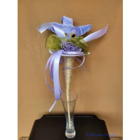   Ballagási csokor szizál tölcséres plüss figurával 40 cm - 7