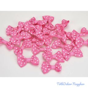 Masni rózsaszín pöttyös 3 cm 