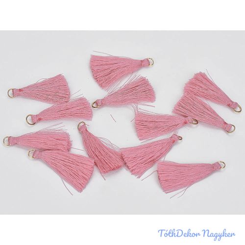 Textil bojt 4,5 cm - Rózsaszín