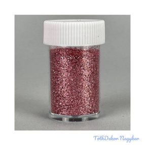 Csillámpor tégelyben 30ml - Rosegold