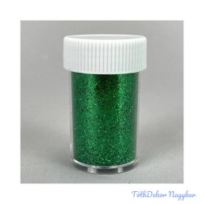 Csillámpor tégelyben 30ml - Zöld