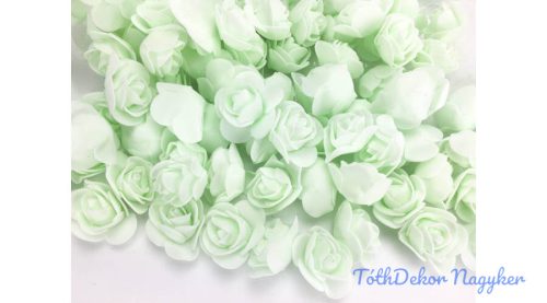 Polifoam rózsafej midi habrózsa 3 cm - Menta