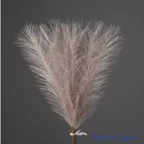 Metál pampafű 20 szálas köteg 45cm - Pezsgő