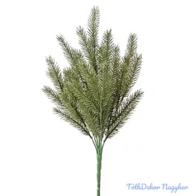 Tűlevelű dekorág, 41cm magas - Sötétzöld
