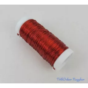 Rollnis drót 0,3mm 50g - Piros