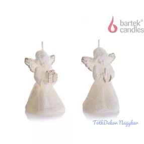   Díszgyertya figura díszdobozkában angyalkás 7cm - Little Angel