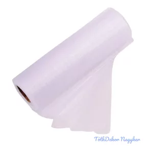 Organza tekercs 12cm x 10m - Fehér