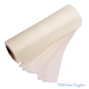 Organza tekercs 12cm x 10m - Ekrü
