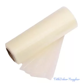 Organza tekercs 12cm x 10m - Krém