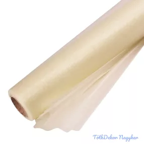 Organza tekercs 24cm x 10m - Ekrü
