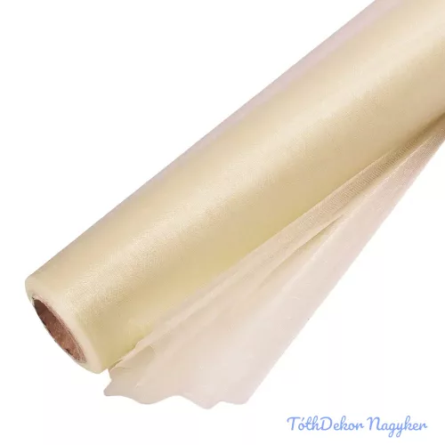Organza tekercs 24cm x 10m - Ekrü