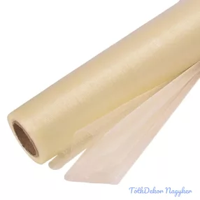 Organza tekercs 24cm x 10m - Krém