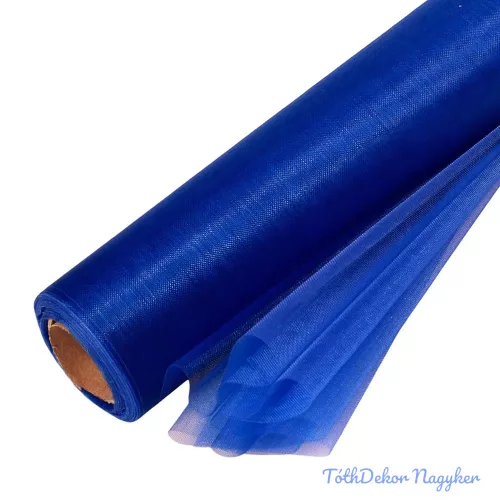 Organza tekercs 24cm x 10m - Királykék