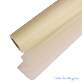 Organza tekercs 48cm x 10m - Krém