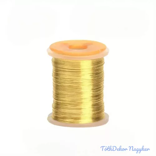 Dekordrót 0.3mm x 80m, 50gramm - Arany