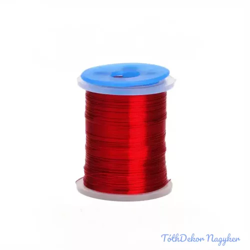 Dekordrót 0.3mm x 80m, 50gramm - Piros