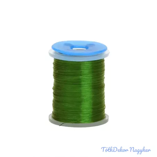 Dekordrót 0.3mm x 80m, 50gramm - Középzöld