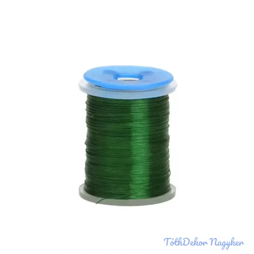 Dekordrót 0.3mm x 80m, 50gramm - Sötétzöld