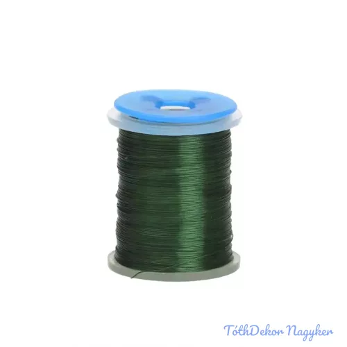 Dekordrót 0.3mm x 80m, 50gramm - Matt zöld