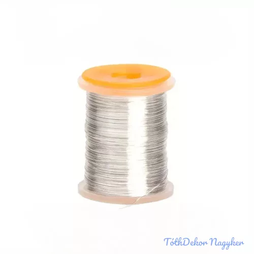 Dekordrót 0.3mm x 80m, 50gramm - Ezüst