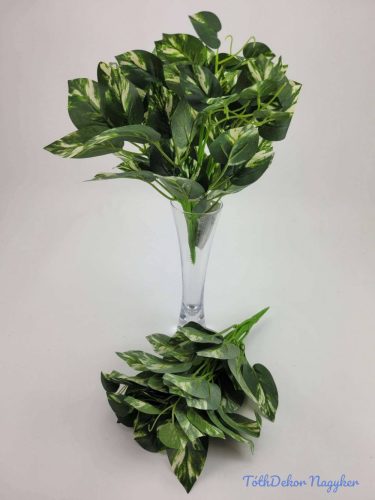Photos leveles álló zöld selyem mű bokor cserepezhető 30 cm