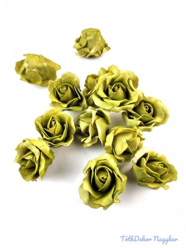 Polifoam rózsa virágfej 6 cm - Oliva