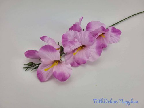 Szálas selyem kardvirág 53 cm - Halvány lila