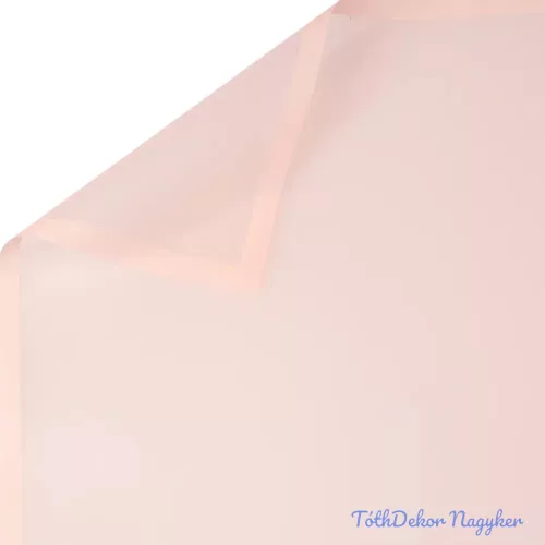 Keretes matt fólia ív, enyhén fényáteresztő 57 x 57cm, 20db - Púder rózsaszín