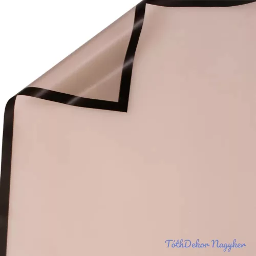 Keretes matt fólia ív, enyhén fényáteresztő 57 x 57cm, 20db - Fekete